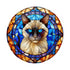 Cat Siamese Glass Suncatcher Worktop Saver